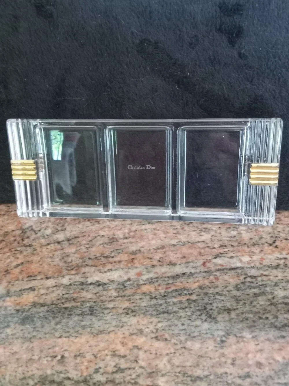 Rare Vintage Christian Dior Crystal Valet/Trinket Tray